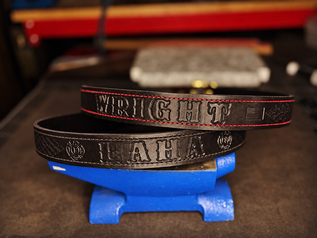 Custom Hand-Tooled Leather Duty Belt