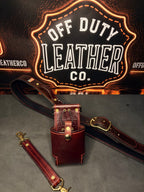 Custom Leather Firefighter Radio Strap & Bucket
