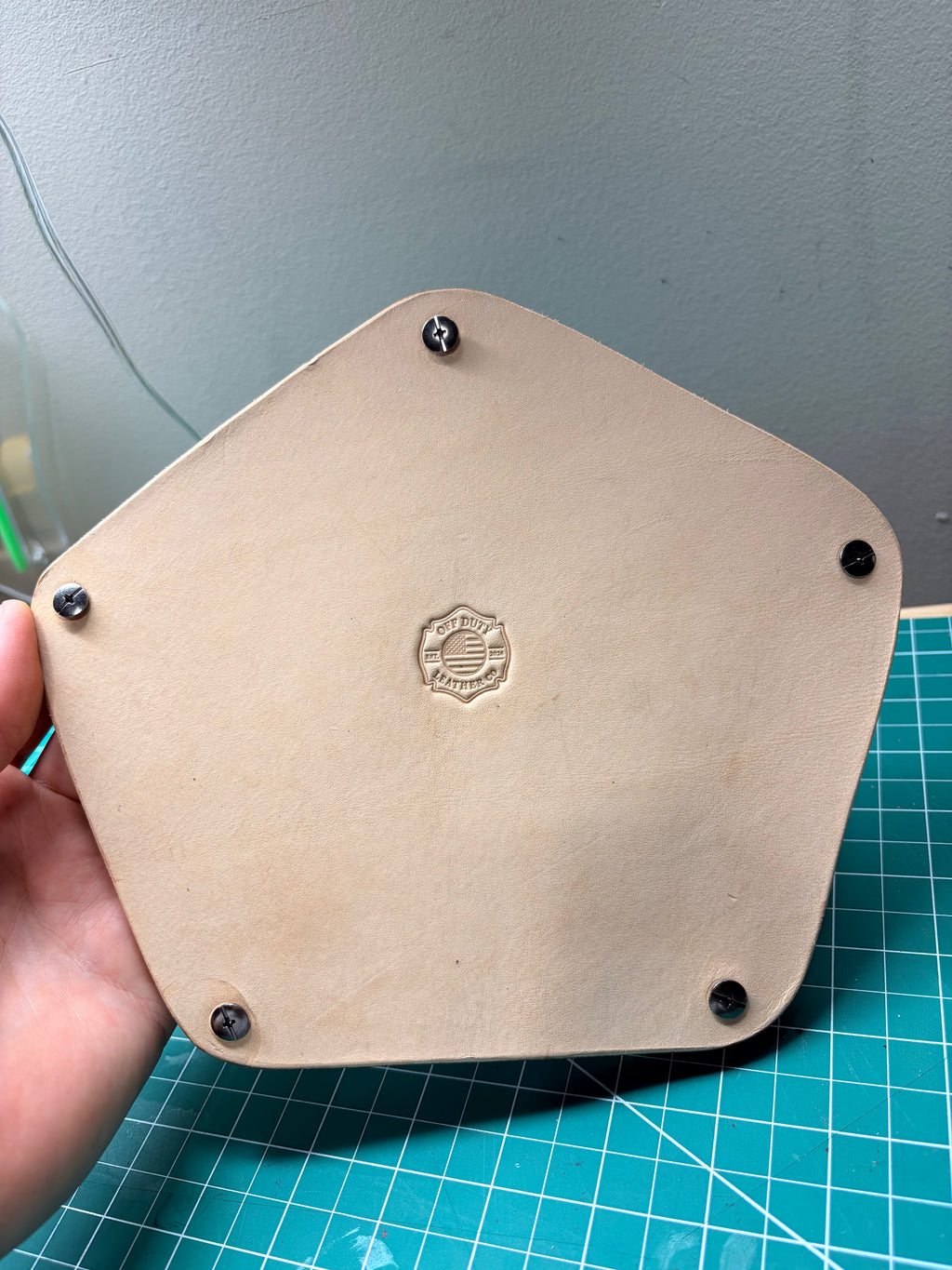 Leather Suspender Back Plate