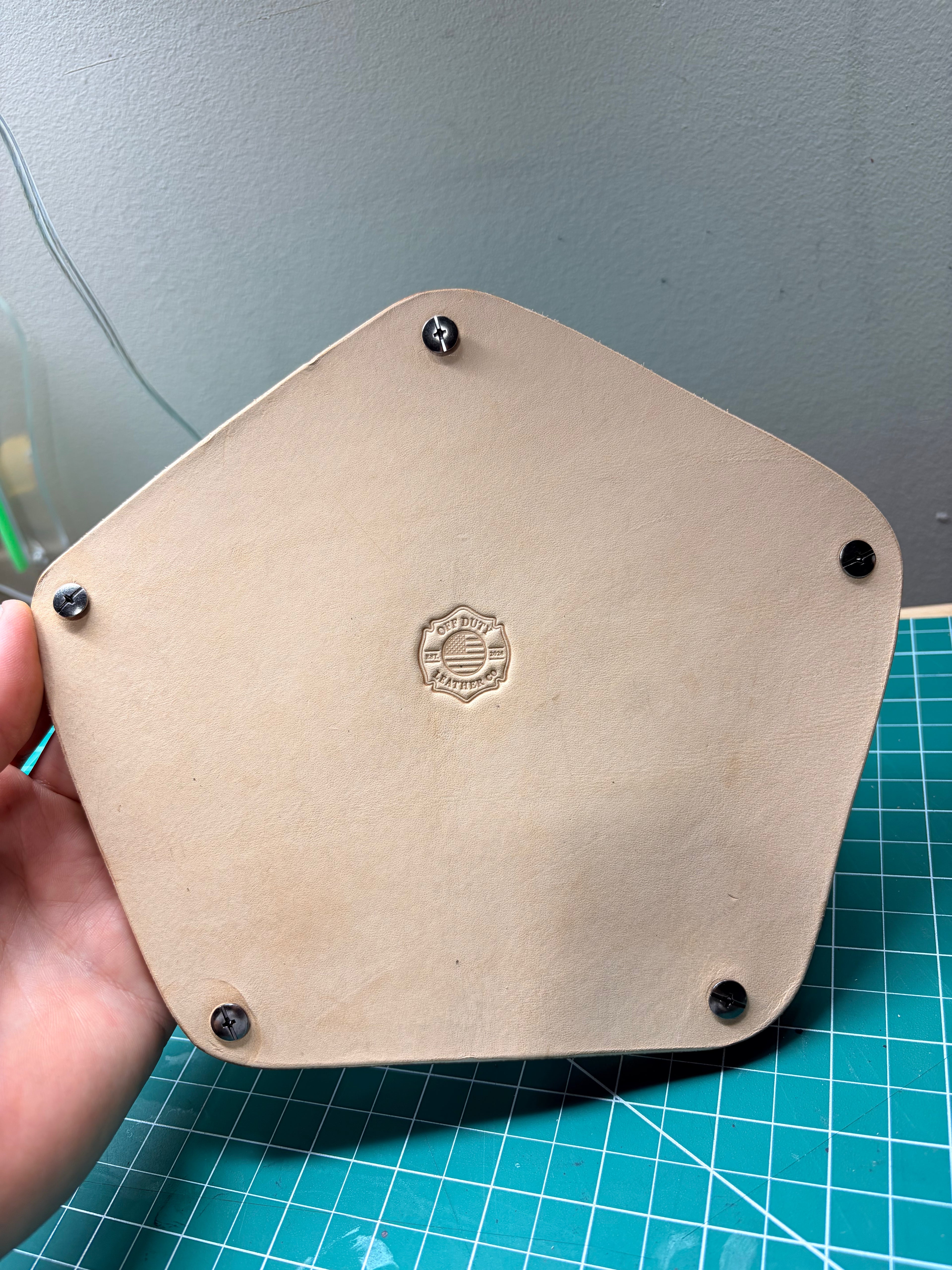 Leather Suspender Back Plate