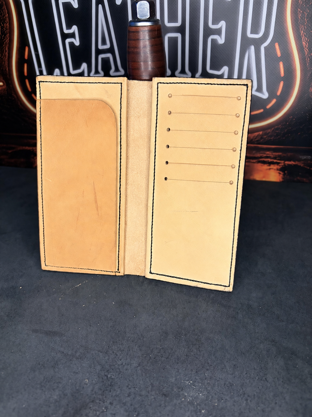 Leather Roper(Tall) Wallet