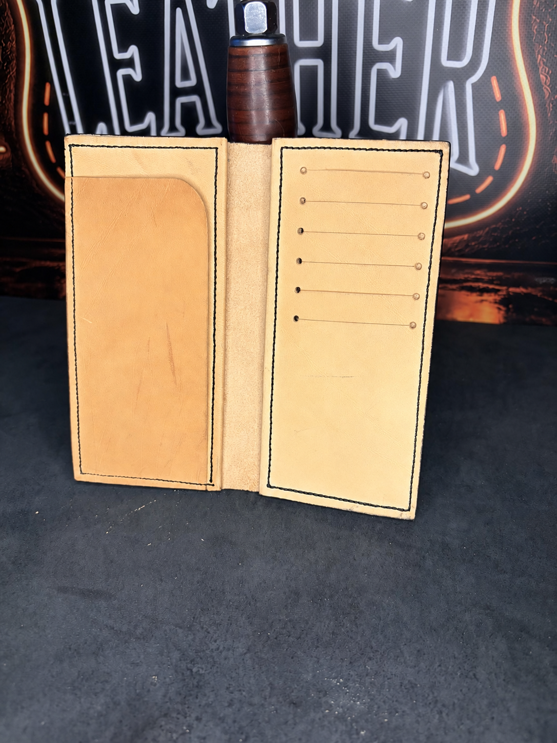Leather Roper(Tall) Wallet